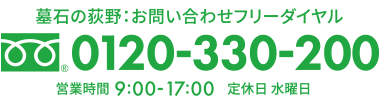 電話でのお問い合わせ